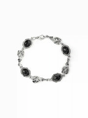 GEMSTONE & BAT CHAIN BRACELET