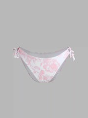 Cheeky Knotted Floral Bikini Bottom