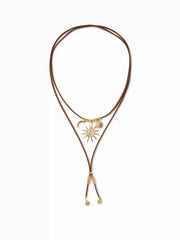 SUN & MOON PENDANT NECKLACE