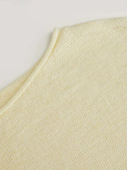 Knit Boat Neck Batwing Sleeve Ruffled Top