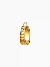 ENGRAVED D-SHAPED STAINLESS STEEL BIKINI CHARM