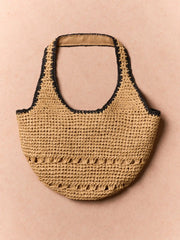 STRAW TOTE BAG
