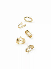 5 PCS STAR RING SET
