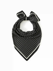 POLKA DOT SQUARE HEADSCARF