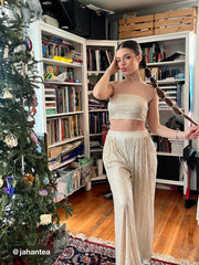 Sequined Pull-On Pant
