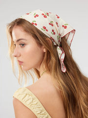 CHERRY PATTERN HEADSCARF