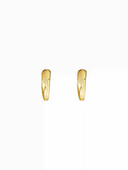 C-SHAPED RHINESTONE DECOR STAR STUD EARRINGS