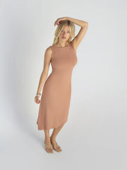 CDR Asymmetric Midi Dress