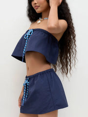 In The Navy Skirt
