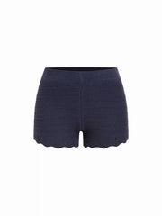 Knit Low Rise Trim Micro Shorts