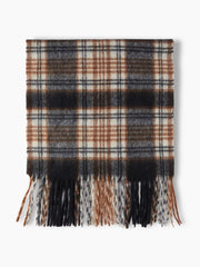 PLAID TASSEL SCARF