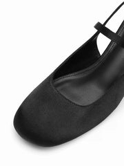 BUCKLE SLINGBACK CHUNKY HEELS