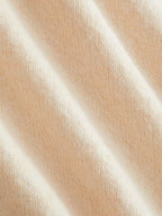 Knit High Neck Solid Long Sleeve Top