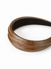 FAUX LEATHER HEADBAND