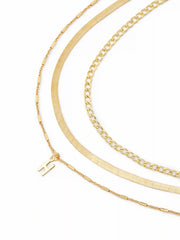 LETTER LAYERED NECKLACE