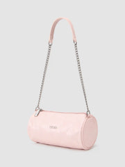 QUILTED CYLINDRICAL SHOULDER BAG