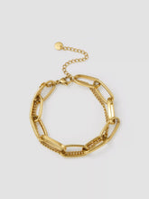 DOUBLE-LAYERED CHUNKY CHAIN BRACELET