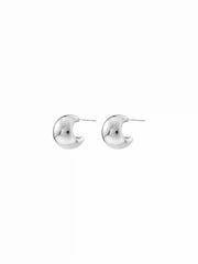 C-SHAPE STUD EARRINGS