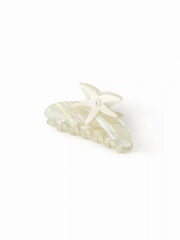 STARFISH & FAUX PEARL HAIR CLAW