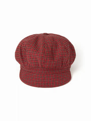 PLAID BERET HAT
