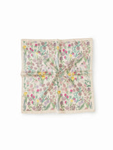 FLORAL & LEAF SQUARE HEADSCARF