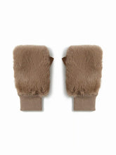 FUZZY FINGERLESS GLOVES