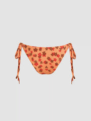Floral Tie Side Bikini Bottom