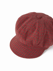 PLAID BERET HAT