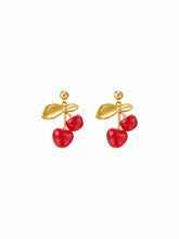 CHERRY DROP EARRINGS