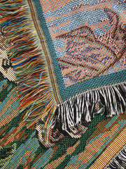 CAT & FLOWER TAPESTRY