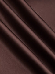Satin Mid Rise Solid Zipper Maxi Skirt