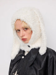 BUNNY EAR FUZZY BALACLAVA