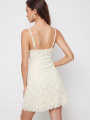 Lace Sweetheart Ruched A-line Mini Dress