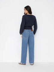 Cider Denim Cotton-Blend Barrel-leg Jeans
