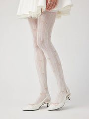BOWKNOT LACE TIGHTS
