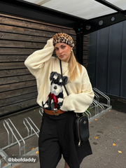 LEOPARD PRINT FUZZY HEADBAND