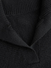 Polo Solid Long Sleeve Sweater