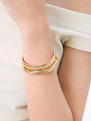 LAYERED TWIST BANGLE
