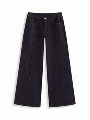 Cider Denim Low Rise Straight Leg Jeans