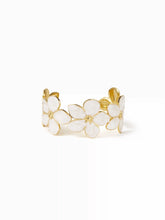 FLOWER OPEN BANGLE BRACELET