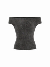 Knit Off-Shoulder Short Sleeve Top