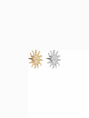 2 PAIRS SUN STUD EARRINGS