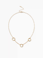 TRIPLE CIRCLE NECKLACE