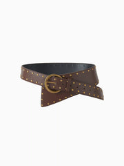 Wide Stylish Faux Leather Belt
