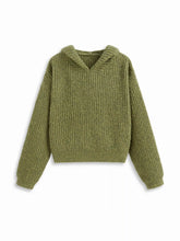 Knit Long Sleeve Oversized Hoodie