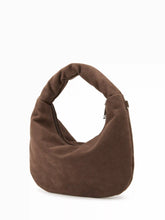 FAUX SUEDE HANDBAG