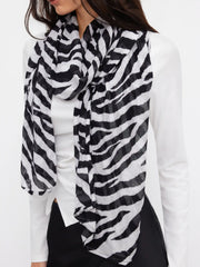 LEOPARD PRINT & ZEBRA PRINT SCARF