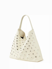 STUDDED TOTE BAG