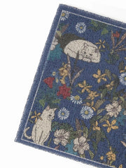 FLORAL & CAT DOOR MAT