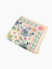COLORFUL FLORAL SQUARE HEADSCARF
